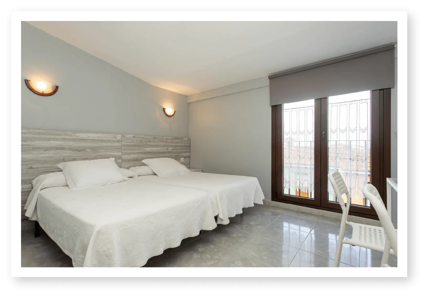 Detalle habitación en Hotel La quinta en Llanes Asturias